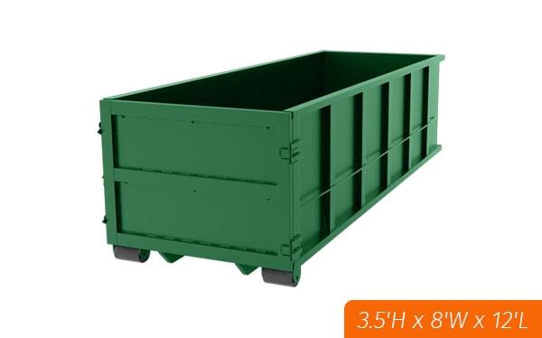 you can typically rent a ten yard dumpster for 7-14 days, but the rental period can vary depending on the rental company